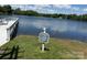 Dockside 'Fishing for Challis Farm Residents Only' sign adds a tranquil lake amenity at 8623 Tullamore Park Cir, Charlotte, NC 28226