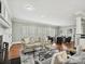 Bright and airy living room featuring hardwood floors, a fireplace, and comfortable seating arrangements at 8623 Tullamore Park Cir, Charlotte, NC 28226