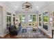 Light-filled sunroom with views of the lake featuring comfortable seating and a tranquil atmosphere at 1328 Astoria Pkwy, Catawba, NC 28609