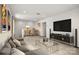 Versatile bonus room providing ample space for relaxation and entertainment with sleek furniture at 13756 Roderick Dr # 176, Huntersville, NC 28078