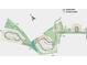 This community map displays available lots with details on street layout, waterways, and the butterfly garden at 1471 Hubert Graham Way, Tega Cay, SC 29708