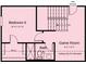 Third floor plan showcases a bedroom, full bathroom, game room and staircase access at 1471 Hubert Graham Way, Tega Cay, SC 29708