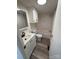 Bathroom with vanity, toilet, and a combined tub and shower at 1628 B Se Ave, Hickory, NC 28602