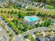 Enjoy a resort lifestyle with this community pool, surrounded by mature trees and meticulously landscaped grounds at 16431 Leavitt Ln, Davidson, NC 28036