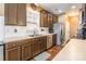 Well-equipped kitchen with stainless steel appliances, ample counter space, and modern finishes at 16431 Leavitt Ln, Davidson, NC 28036