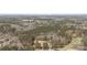 Overhead view of the home surrounded by tall trees at 174 Maske Rd, Mount Gilead, NC 27306