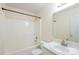 Full bathroom featuring a shower-tub combination and single sink with vanity at 1805 Lawton Dr, Rock Hill, SC 29730