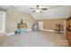Open bonus room with neutral walls, carpet and comfortable seating at 307 Jaida Ln, Oakboro, NC 28129