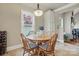 Cozy breakfast nook with a round table and a window with natural light at 307 Jaida Ln, Oakboro, NC 28129