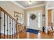 Traditional foyer with hardwood floors and decorative accents at 307 Jaida Ln, Oakboro, NC 28129