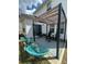 Well-appointed backyard patio featuring modern pergola, lounge seating, and stylish outdoor decor for relaxation at 314 Olympia Way, York, SC 29745