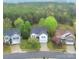 Charming homes nestled amongst lush greenery and mature trees in a serene neighborhood setting at 3254 Pikes Peak Dr, Gastonia, NC 28052
