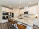 Spacious kitchen with granite countertops and stainless steel appliances at 533 Cedar Knoll Cir, Pineville, NC 28134