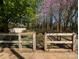 Fenced backyard with mature trees offers privacy and adds natural beauty at 7048 Delta Lake Dr, Charlotte, NC 28215