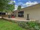 Backyard patio with room for outdoor entertaining, accessible from the house at 7048 Delta Lake Dr, Charlotte, NC 28215