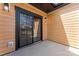 Cozy patio with wood siding provides a private outdoor retreat at 710 Falling Oak Aly # 17, Huntersville, NC 28078