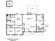Detailed floor plan showcasing the layout of the house, including room dimensions and storage spaces at 8605 Ducksbill Dr, Charlotte, NC 28277