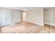 Spacious bedroom featuring a built-in desk and a double door closet at 1000 Potters Bluff Rd, Monroe, NC 28110