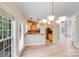 Eat-in kitchen with granite counters, breakfast bar, and stainless appliances at 1000 Potters Bluff Rd, Monroe, NC 28110