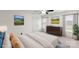 Beautifully staged bedroom with a comfortable bed, modern furniture, and stylish decor accents at 1012 Harper Lee Dr, Newton, NC 28658