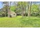 Backyard shed provides additional storage at 10432 Camelback Cir, Charlotte, NC 28226
