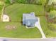 An aerial view of the property features a meticulously maintained yard and driveway at 1079 Sage Pine Cir, Clover, SC 29710
