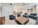 Bright living area with comfortable seating, a wooden coffee table, and stylish decor at 1079 Sage Pine Cir, Clover, SC 29710