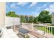Relaxing balcony seating area overlooking lawn at 12036 Duke Lancaster Dr, Charlotte, NC 28277
