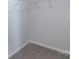Walk-in closet with carpet, lighting, and white wire shelving at 12036 Duke Lancaster Dr, Charlotte, NC 28277