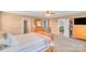Bright bedroom with wood furniture, walk-in closet, and neutral carpet at 1219 Century Dr, Clover, SC 29710