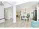 Bright and spacious living room featuring gray floors, dining area, and open floor plan at 1432 Deer Forest Dr, Fort Mill, SC 29707