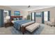 Relaxing bedroom showcasing stylish furniture, calm colors, and serene decor to promote comfort at 15814 Herring Gull Way, Charlotte, NC 28278