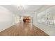 Open floor plan showing living room and kitchen areas with bright natural light at 15814 Herring Gull Way, Charlotte, NC 28278