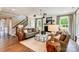 Bright and inviting living room featuring hardwood floors, stylish decor, and ample natural light at 2009 Autumn Dr # 2, Monroe, NC 28110