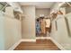Spacious walk-in closet with ample shelving and storage for clothes and accessories at 2009 Autumn Dr # 2, Monroe, NC 28110