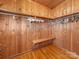 Cedar closet with built-in shelving and ample storage space at 208 Park Ave, Wadesboro, NC 28170