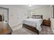 Neutral bedroom with a Queen bed, natural light, carpet flooring at 2600 Gemway Dr, Charlotte, NC 28216