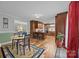 Beautiful kitchen with wooden cabinets, granite countertops, island, and stainless steel appliances at 2600 Gemway Dr, Charlotte, NC 28216