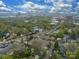 An aerial view captures the building's proximity to a vibrant cityscape and lush green surroundings at 333 Circle Ave # F, Charlotte, NC 28208