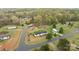 An overhead view of a single-story home on a corner lot in a suburban neighborhood at 5110 Old Still Ln, Bessemer City, NC 28016