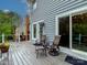 Deck featuring outdoor seating with a peaceful view, ideal for relaxing or entertaining at 6013 Coaching Inn Ct, Charlotte, NC 28270