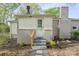 An exterior view of a home's back entrance with stairs and a small garden at 751 & 767 Pettit Rd, Catawba, SC 29704