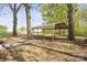 Carport on lot surrounded by mature trees; access via stone path at 751 & 767 Pettit Rd, Catawba, SC 29704