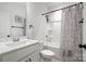 Spotless full bathroom includes shower and tub combination at 791 Seigle Point Dr, Charlotte, NC 28204