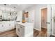 Stylish kitchen includes stainless appliances and center island at 791 Seigle Point Dr, Charlotte, NC 28204