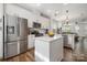 Modern kitchen offers stainless steel appliances and ample counter space at 791 Seigle Point Dr, Charlotte, NC 28204