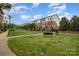 Well-maintained community park offers beautiful landscaping with lush lawns, benches, and walking paths at 791 Seigle Point Dr, Charlotte, NC 28204