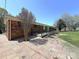 Well-maintained brick home with a walkway and landscaped yard, set against mature trees at 9716 Sunway Dr, Mint Hill, NC 28227