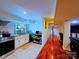 Features of this kitchen include tile floors, countertops, and a stainless steel oven at 9716 Sunway Dr, Mint Hill, NC 28227