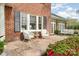 Inviting outdoor patio with comfortable seating, perfect for relaxing and enjoying the well-manicured garden at 10 North Rd, Salisbury, NC 28144